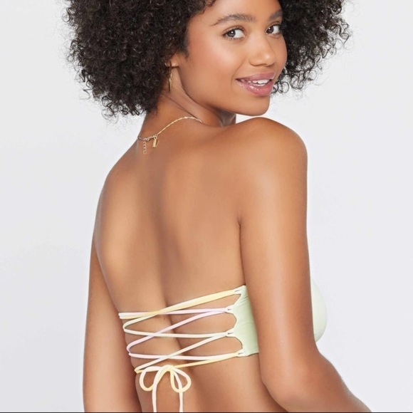 Lspace wave bandeau bikini top - Picture 2 of 6